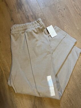 a new day Taupe Ribbed Jogger Sweatpants with Tag